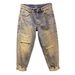 Men's Clothing Casual Jeans Trendy Nostalgic Retro Ripped Patch Seam Design Loose Tapered Harem Pants_viptrois.com