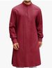 Men's Clothing Fashion Simple Long Shirt Muslim Robe_viptrois.com