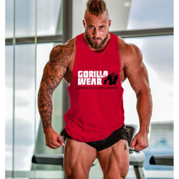 Männer Der Professionelle Bodybuilding Singulett Sport Muscle Tank Tops Männer Marke Stringer Unterhemd Hemd Weste_viptrois.com