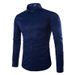 Men's Clothing Men's Long Sleeved Shirts Men's Foreign Trade New Solid Color Business Shirts Men's_viptrois.com