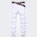 Jeans Men Summer New Slim Jeans Men's Designer White Jeans_viptrois.com