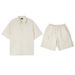 Men's Clothing Extra Large Size 300 Catties Texture Heavy Solid Color T Shirt Men's Summer Loose Sports Suit Short Sleeved Polo Shirt_viptrois.com