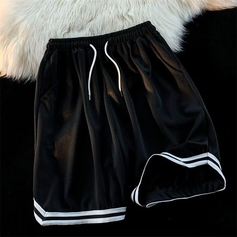 Men's Clothing sports basketball shorts ice silk quick drying training shorts loose men's shorts sports running fitness_viptrois.com