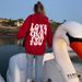 Men's Clothing Clothing Street Retro Printed Letter Loose Sweater Jacket_viptrois.com