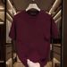Men's Clothing Fashion Brand Heavyweight Simple Short-Sleeved T-Shirt Men's Spring And Summer Casual All-Match Wine Red Round Neck Short-Sleeved Top_viptrois.com