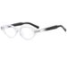 Women's Eyewear Frames Small Frame Oval Glasses For Women Fashion Retro Flat Rice Nail Cat Eye Glasses For Men_viptrois.com