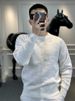 Loom Loom 2022 Men's European Style Slim Fit Sweater Round Neck Autumn Winter Casual Versatile Simple Pullover Long Sleeve Knitted_viptrois.com