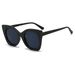 Women's Colorblock Cat Eye Sunglasses - High-End Contrast Frame (Trendy European & American Style, Oversized Retro Design)_viptrois.com