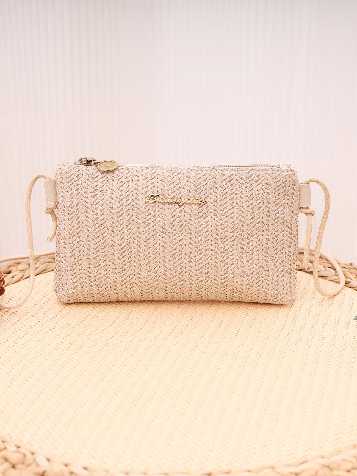 Bohemian Woven Crossbody Bag For Women - Trendy Shoulder Purse With Braided Design Casual Chic Handbag_viptrois.com