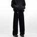 Classic Straight-Leg Black Jeans With Embroidered Detailing – Comfortable Cotton Denim Pants For Everyday Wear_viptrois.com