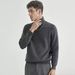 Men's High Neck Thermal Sweater Fleece Lined Winter Knitwear Slim Fit Long Sleeve Pullover Fashion Trends_viptrois.com