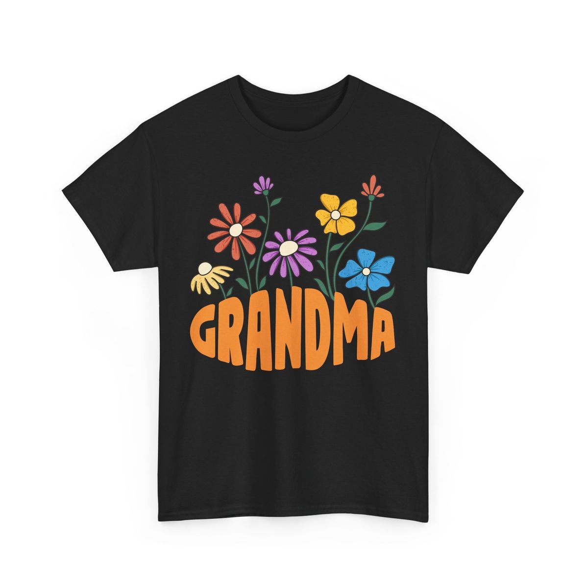 Grandma Spring Fling T-Shirt Mens Womens Tees Top | Warm Days Floral Pattern Tee |_viptrois.com