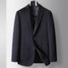 Men's Clothing Men's Casual Suit Autumn And Winter Mulberry Silk Wool Single Western Light Luxury Business Official Wool Suit Jacket_viptrois.com
