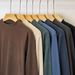 Men's Clothing Men's Thermal Underwear Long Sleeve T-Shirt Winter Fleece Lined Stretchable Comfortable Base Layer High Neck Casual Wear_viptrois.com