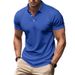Men's Quick-Dry Polo Shirt Slim Fit Breathable Short Sleeve Golf Shirt Casual Comfortable For Summer_viptrois.com