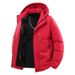 Men's Graphene-Infused Thermal Jacket – Detachable Hood, Slim Fit Corduroy Coat (Lightweight Warmth For Fall/Winter, Black/Red/Khaki)_viptrois.com