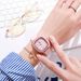 Internet Celebrity Square Watch For Women Ins Style White High Value Junior High School Students Korean Version Simple_viptrois.com
