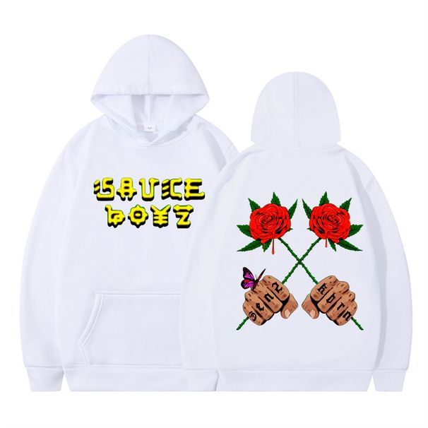 Cross-Border European And American Hip-Hop Trend Letter Print Men's Hoodie Autumn Winter New High Street Couple_viptrois.com