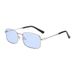 New Retro Metal Ultra Light Square Frame Anti Ultraviolet Sunglasses Small Face Personality Driving Sunglasses_viptrois.com