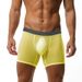 Pulse Extra Long Men's Underwear Ultra-thin Breathable Ribbed Ice Silk Boxer Briefs U Pouch High Elastic Seamless_viptrois.com