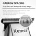 KM-5027 Cutting Hairs Silent Clippers Hair Trimmer Rechargeable_viptrois.com