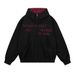 Hooded Cardigan Sweatshirt Men's Vibe Trendy Brand English Letter Embroidery Loose Casual Zipper Jacket Autumn Winter_viptrois.com