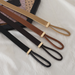 Leather Rope Knotted Waistband For Women's Decoration Paired With Coat Sweater Skirt Accessories Down Jacket Waist Rope Waist Seal_viptrois.com