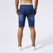 Men's Stretch Denim Shorts With Distressed Details | Elastic Comfort Five-Inch Inseam | Relaxed Straight Leg Casual Shorts For Men | Vintage_viptrois.com