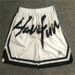 Men's Clothing High Street Men's Casual Sports Pants Shorts Loose Fit Summer Trendy Versatile Five Point Letter Print_viptrois.com