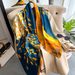 Simulated Silk Scarf Spring and Autumn New Korean Edition Decoration Long Fashion Silk Scarf Air Conditioner Shawl_viptrois.com