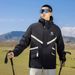 New Couple Sports Outdoor Hard Shell Jacket Waterproof Windproof Breathable Mountaineering Jacket For Men And Women_viptrois.com