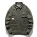Men's Clothing Heavyweight Retro Work Shirt Autumn New Style Trendy Handsome Loose Large Size Casual Denim Jacket_viptrois.com