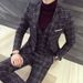 men's large size British gentleman plaid wool suit suit groom and best man wedding three-piece men's suit_viptrois.com