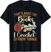 T-shirtt-shirtcrocheting Reading Books Crocheter 2026 Crochet Gif_viptrois.com