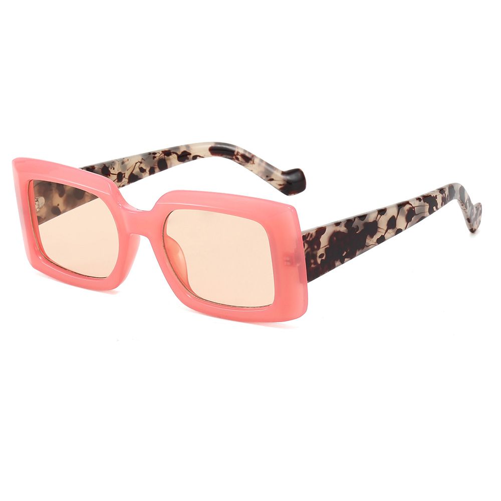 Men's Sunglasses New Square Frame Sunglasses Colorful Modern Ins Style Sunglasses Small Frame Fashionable Jelly Color Sunglasses_viptrois.com