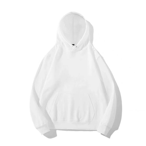 Men's Clothing Factory direct sales heavy 320g pure cotton hooded sweatshirt men and women loose tops drop shoulder pullover casual hoodie trend_viptrois.com