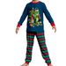 Christmas Family new Dinosaur letters Christmas family print home suit pajamas set_viptrois.com