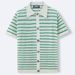 Men's Summer New Knitted Sweater Striped Woolen Casual Polo Shirt Men SY0208_viptrois.com