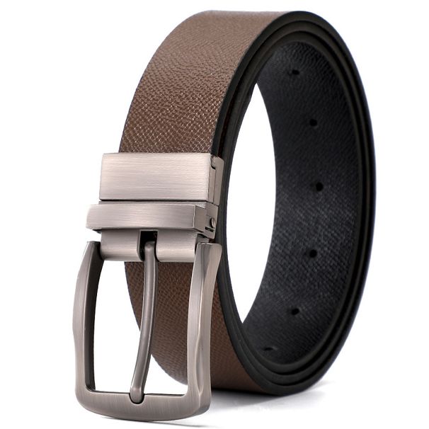 Men's Belts Hot Selling Men's Rotatable Pin Buckle Belt Casual Simple Pants Belt_viptrois.com