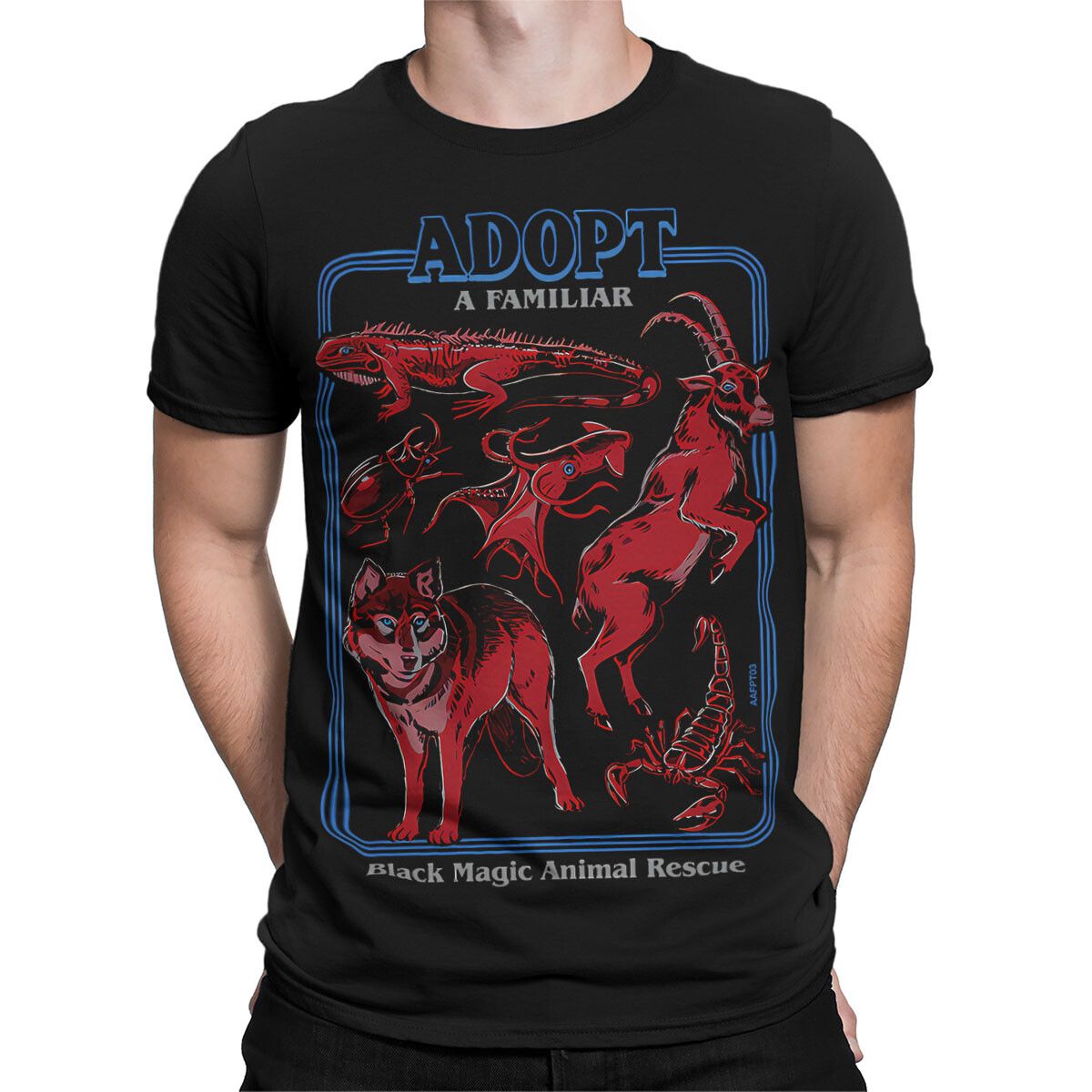 Adopt A Familiar Part 3 80s Fantasy-Themed T-Shirt Mens Womens Tees Top For Magic Lovers #SR#T433_viptrois.com