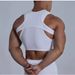 Men's Clothing Street Fashion Sexy Irregular Tank Camisole Camisole Two Piece Set_viptrois.com