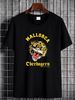 Mallorca Crazy Tiger Vintage T Shirts Size XL Versatile Summer Slightly Comfortable Top For Everyday Wear Designer Clothes Unisex Graphic Stylish_viptrois.com