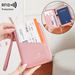 Women's Wallet & Men's Wallet Rfid Antimagnetic Passport Bag Zipper Short Passport Holder Multifunctional Travel Storage Certificate Bag_viptrois.com
