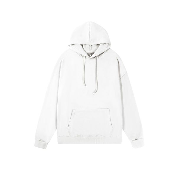 2025 Spring Auumn Drop Shoulder Loose Solid Color Hooded Sweashir For Men And Women Couples Pullover Long Sleeve_viptrois.com