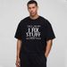 Cross-border Fitness Short-sleeved Men's Square T-shirt 240g Bottoming Shirt Boxy Fit Short Loose Blockbuster_viptrois.com
