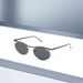 INS Style New Metal Light Luxury High End Oval Eyebrow Sunglasses For Men And Women Street Shooting T1401_viptrois.com