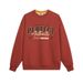 American Street Style Letter Print Crew Neck Sweatshirt Spring Autumn Men's Color Block Casual Loose Long Sleeve_viptrois.com