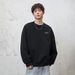 Nordmann 380g Heavyweight Textured Crew Neck Sweatshirt For Men, Autumn New Color-Block Letter Print Trendy Loose Pullover Jacket_viptrois.com