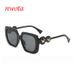 Fashion Square Frame Sunglasses Personalized Five Pointed Star Sunshade Sunglasses_viptrois.com