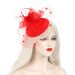 hot sale bride headdress hairpin retro mesh hat feather hair accessories_viptrois.com